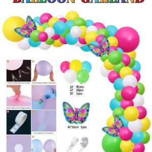 butterflies balloon garland kit
