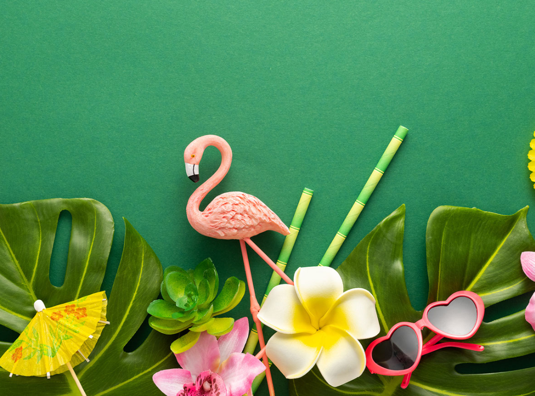 tropical party supplies