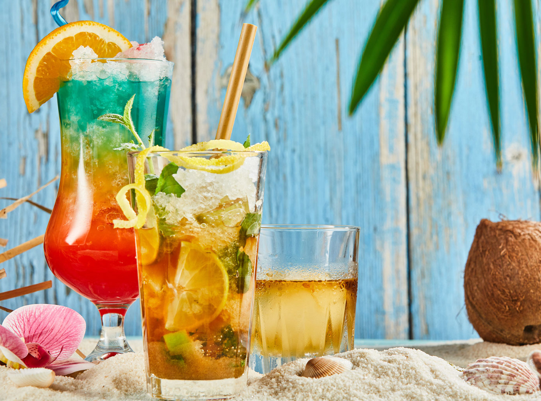 tropical party supplies